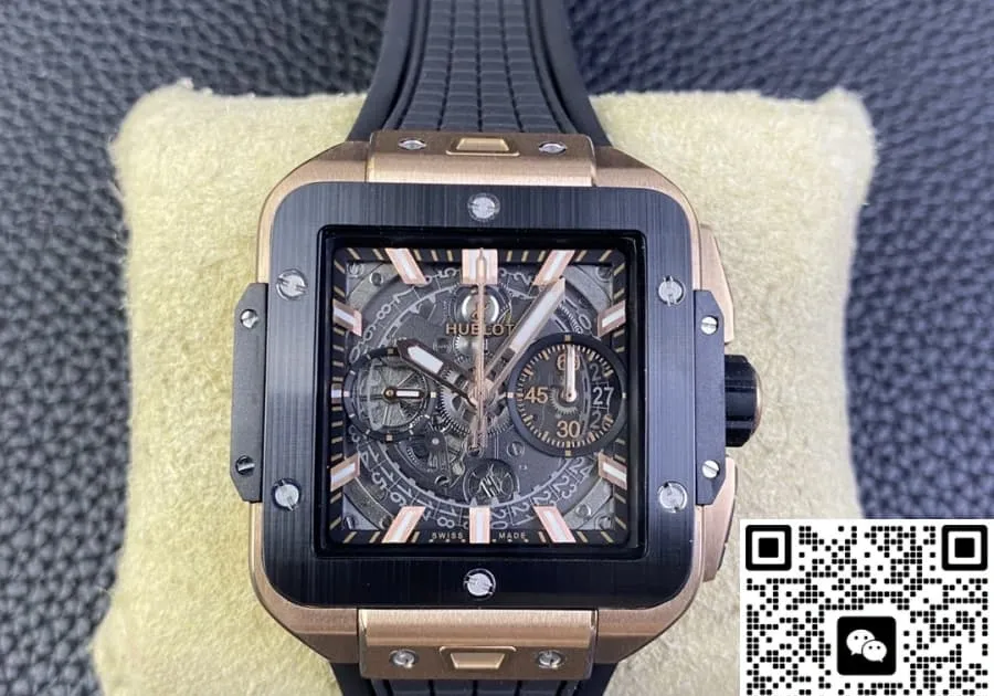 BB Factory Hublot SQUARE BANG UNICO 821.OM.0180.RX 1:1 Best Edition Replica Watch